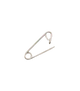 Sterling silver safety pin brooch