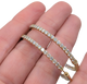 Large diamond hoop earrings
