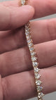 13 carat diamond tennis necklace