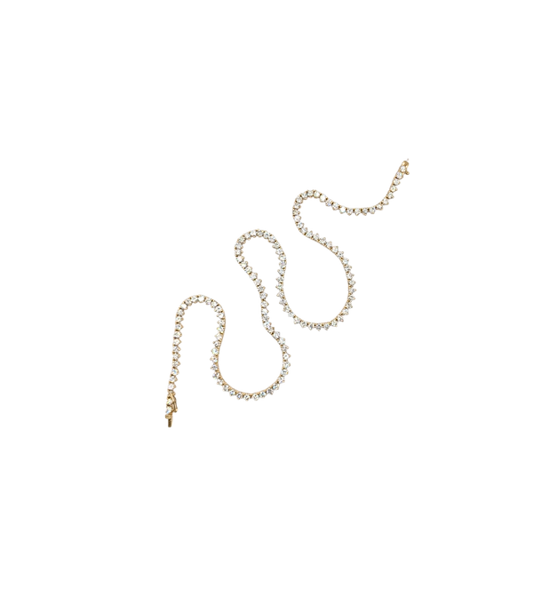 5 carat diamond tennis necklace