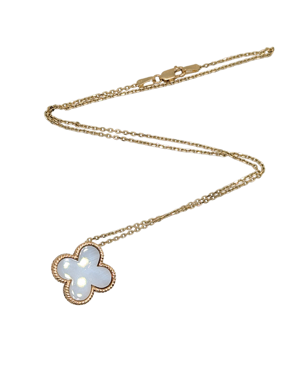 Alhambra style floral necklace