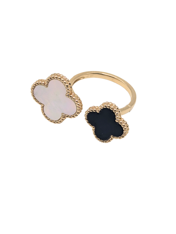 Alhambra style "knuckle duster" ring