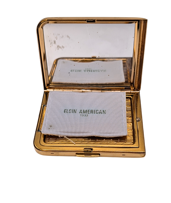 Elgin vintage compact cosmetic case