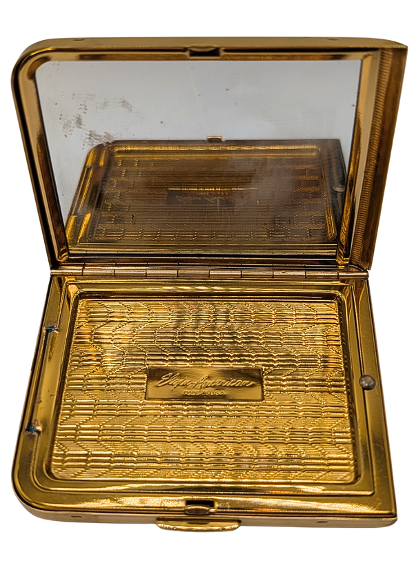 Elgin vintage compact cosmetic case