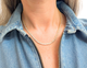 13 carat diamond tennis necklace