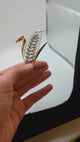 "The Wheat Brooch" with diamonds in gold and platinum